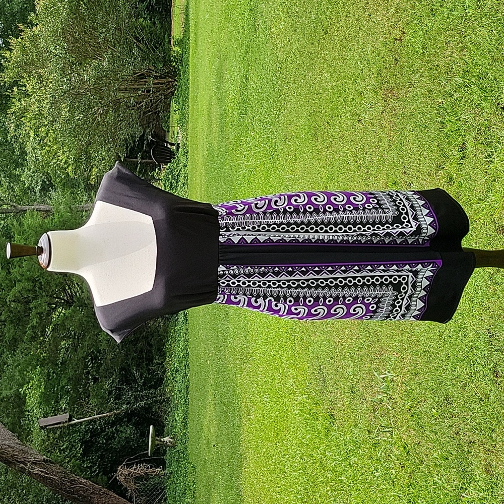 London Times Sleeveless Dress